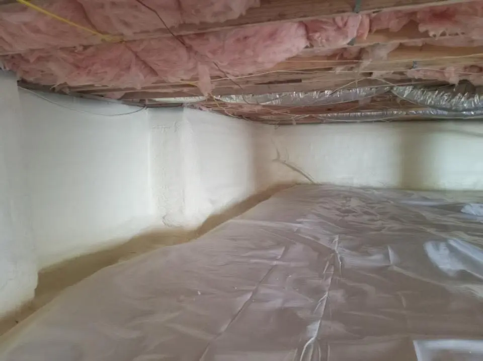 Crawl space encapsulation with closed-cell spray foam for Spray Foam Roofing Repair in Clarkston